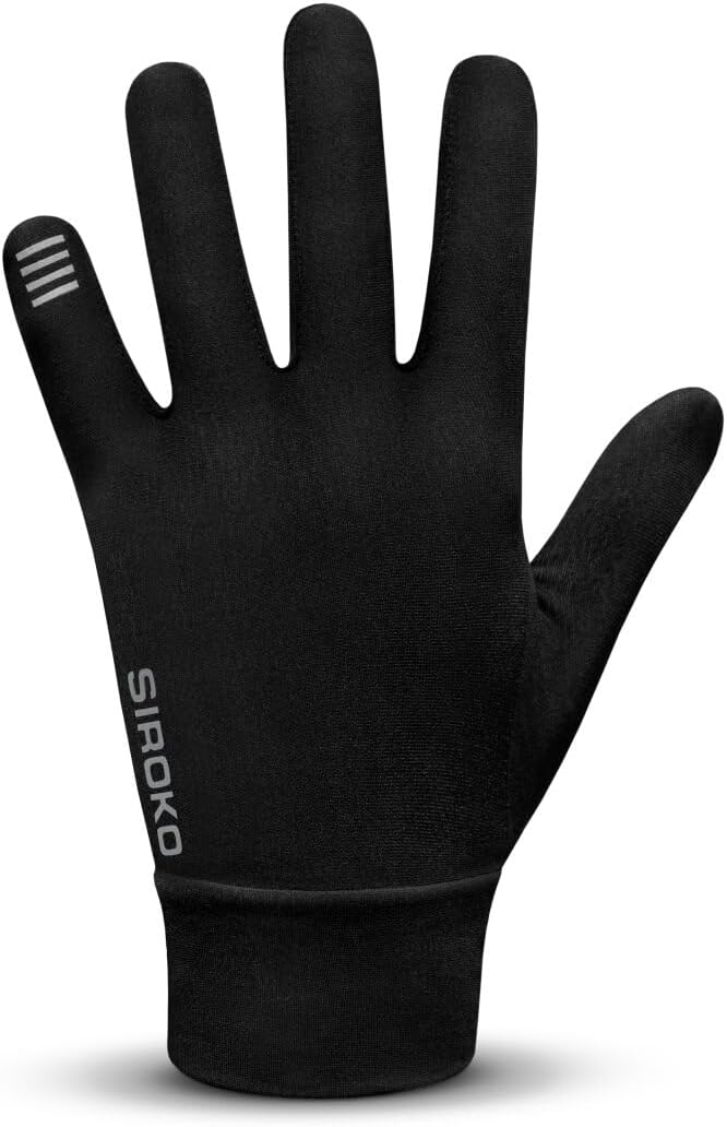 SIROKO Fahrrad-Übergangshandschuhe Nürnberg Schwarz für Damen und Herren XL, XL