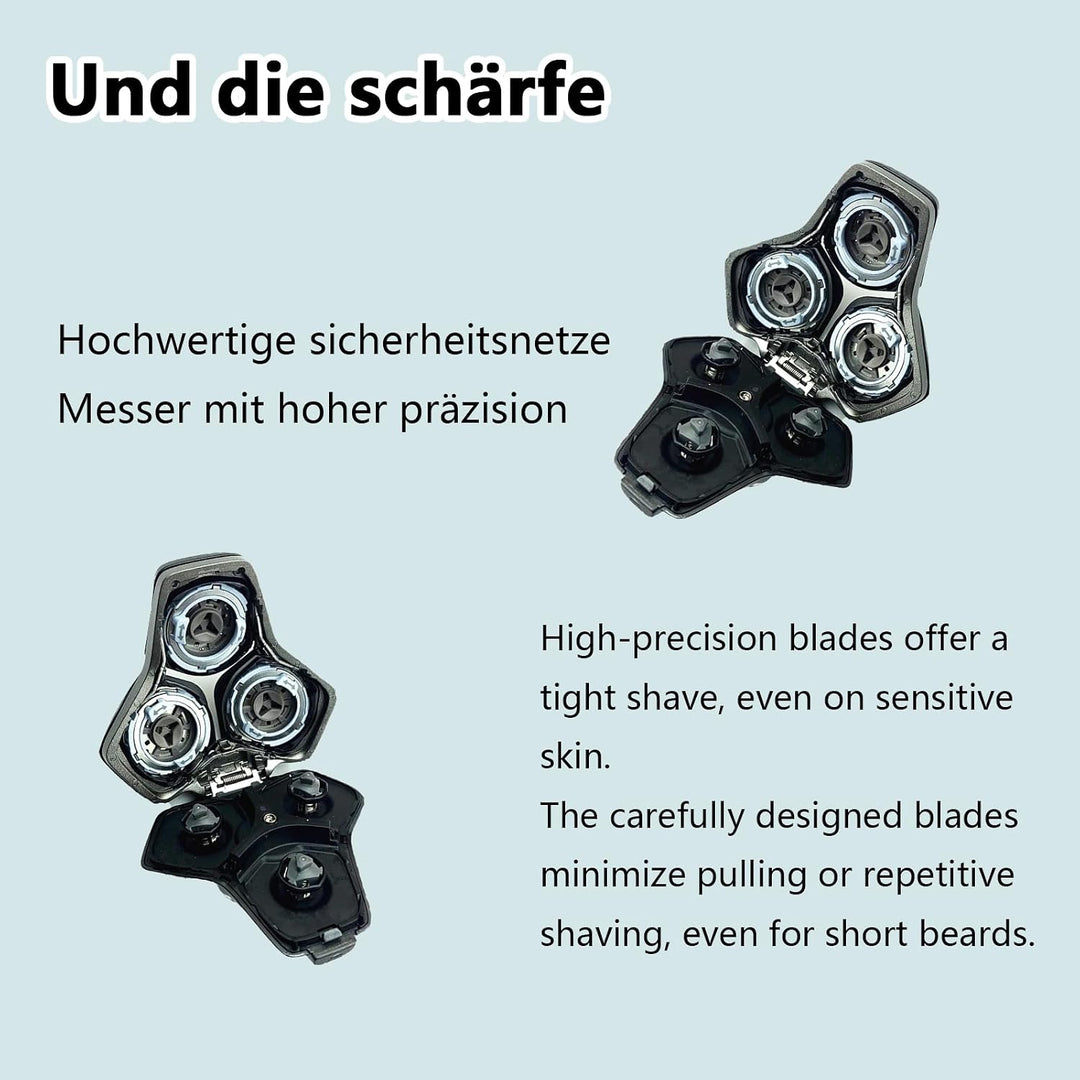 Rasierköpfe SH71/50 kompatibel mit Philips Series 5000 (S55XX) und Series 7000 (S7XX) 5000 7000 S773