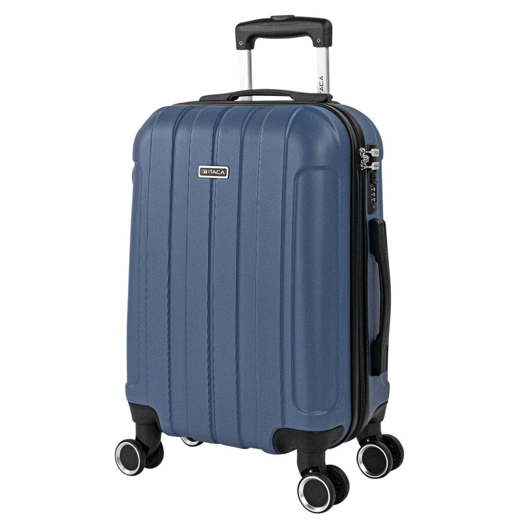 ITACA - Trolley Handgepäck Cabin Trolley Koffer Reisekoffer Hartschalenkoffer mit Zahlenschloss - Ka
