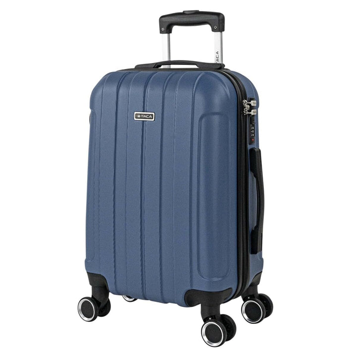 ITACA - Trolley Handgepäck Cabin Trolley Koffer Reisekoffer Hartschalenkoffer mit Zahlenschloss - Ka