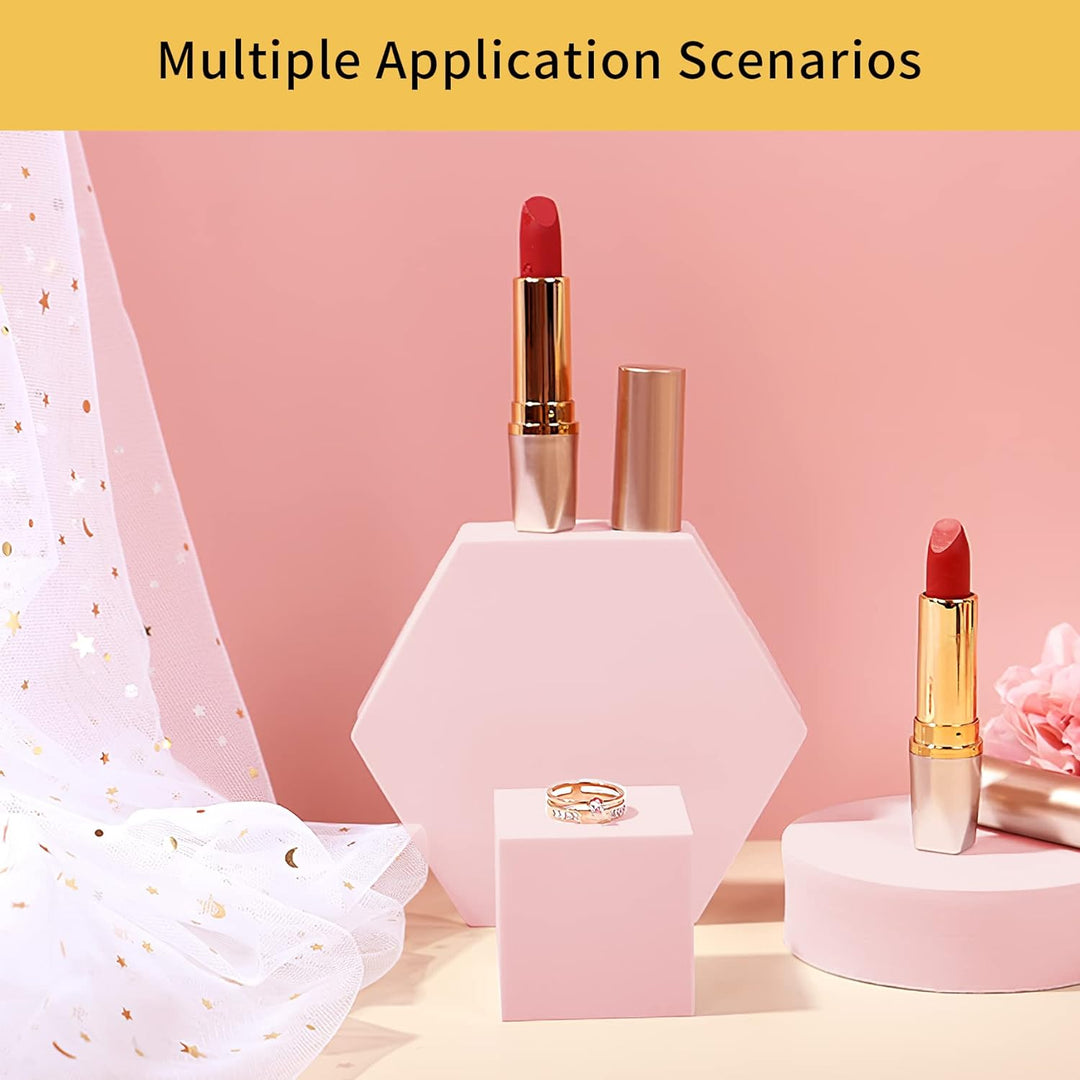 Selens Fotografie Requisiten Geometrische Würfelschaumformen 6 Stück Rosa Hintergrund Schaum Requisi