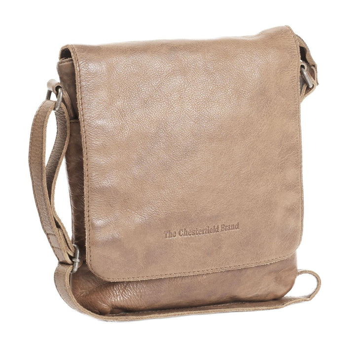 The Chesterfield Brand Vintage Calais Umhängetasche Leder 20 cm,Beige,Einheitsgrösse