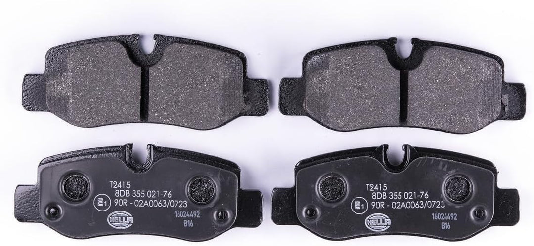 HELLA PAGID 8DB 355 021-761 Bremsbelagsatz - T2415 - Dicke/Stärke: 18.4mm - Bremssystem: Brembo - fü