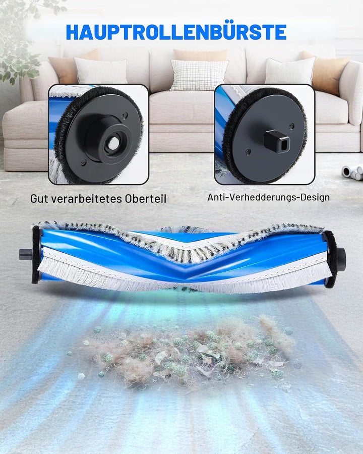 19 Stück Ersatzteile für ECOVACS T30 Omni/ T30 PRO Omni/ T30S/ T30S PRO Staubsauger, Zubehörset für