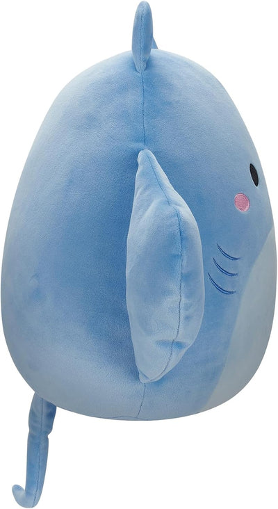Squishmallows SQCR05429 - Lux der Mantarochen 30 cm, offizielles Jazwares Plüsch, superweiches Kusch