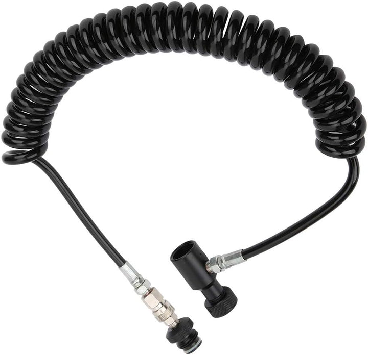 Alomejor Luftspulen-Fernbedienungsschlauch G1/2" Alu-Luftspulen-Fernbedienungs-Wellschlauch ohne Ven