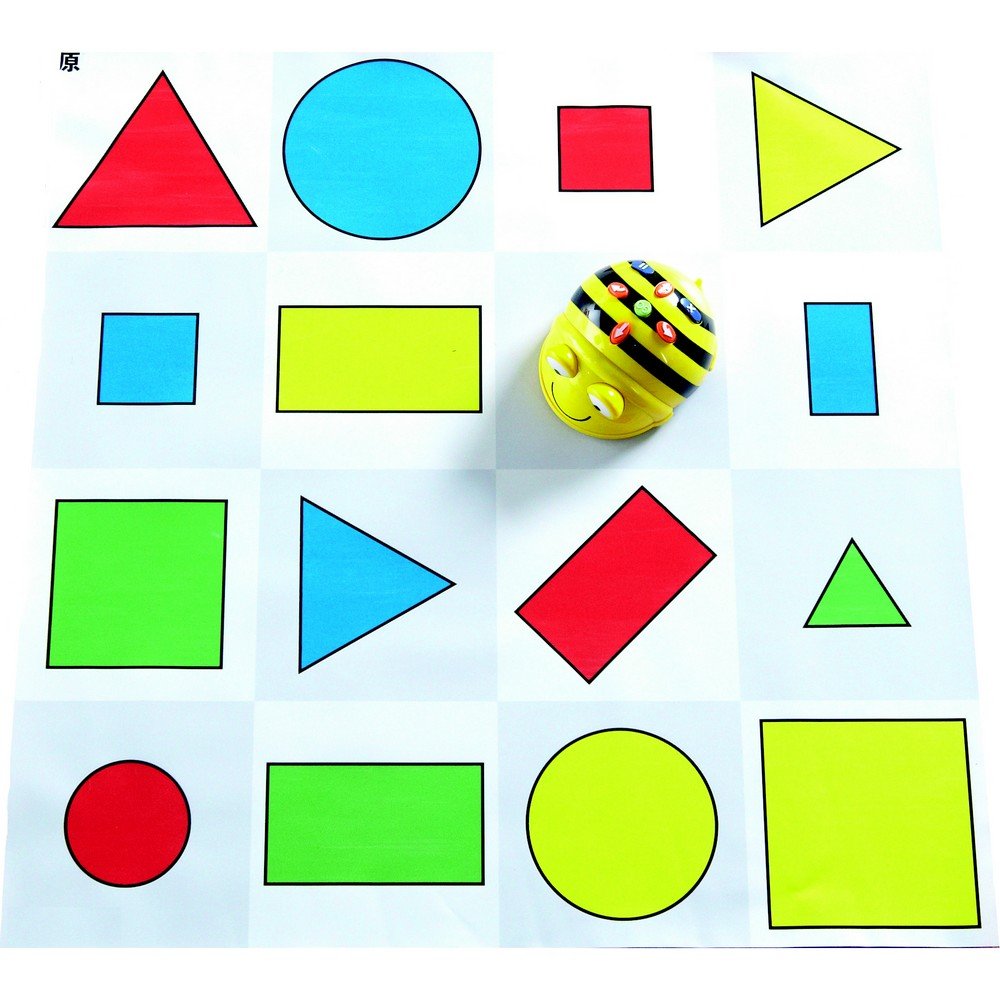 tts - Bee-Bot Bodenmatte mit geometrischen Formen - Bodenroboter Lernroboter Zubehör