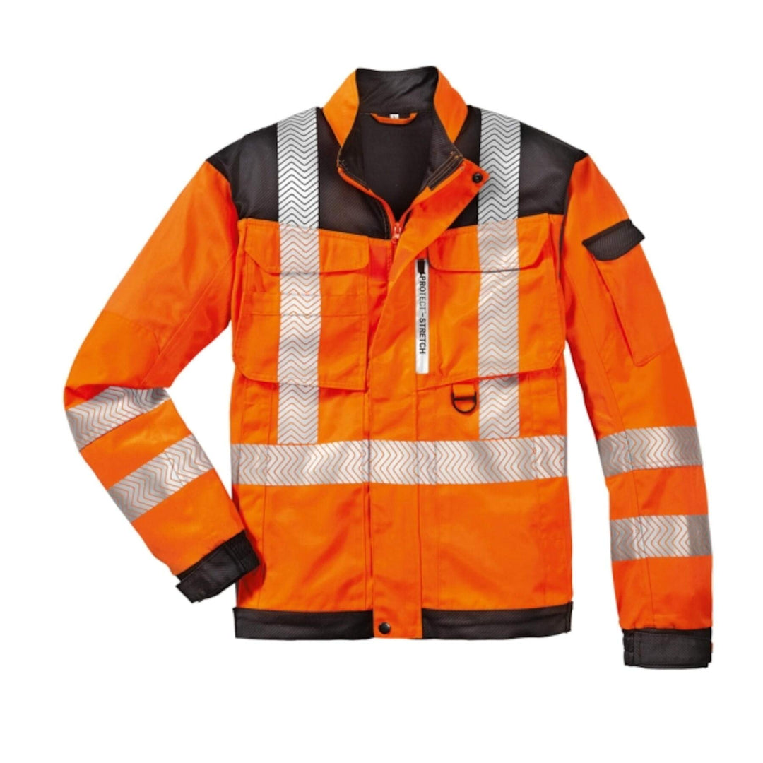 4Protect Warnschutz Bundjacke "Kentucky", 1 Stück, XXXL, leuchtgelb / grau, 3816-XXXL Leuchtgelb / G