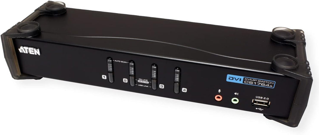 ATEN CS1764A KVM-Switch, USB, DVI, Sound