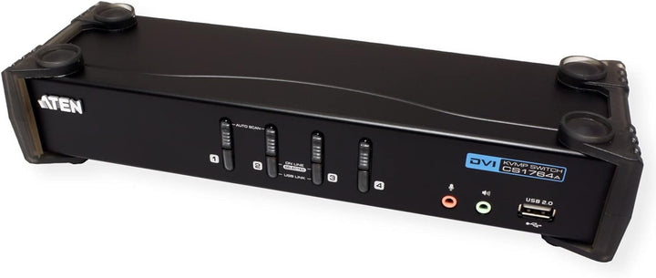 ATEN CS1764A KVM-Switch, USB, DVI, Sound