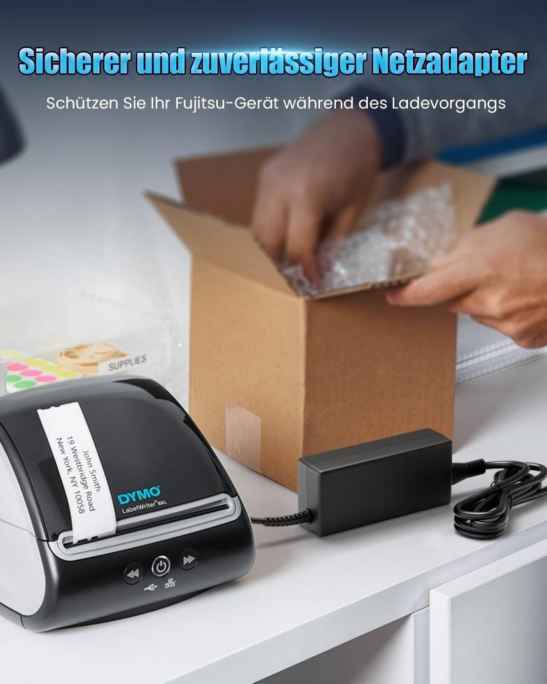 Ladegerät Netzteil für Logitech G29 G27 G25 G923 G920 G940 GT Driving Force Pro, Microsoft Wireless