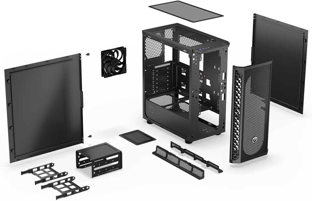 ENDORFY Signum 300 Solid, ATX PC-Gehäuse, Mesh-Frontplatte, 1x PWM-Lüfter enthalten, Herausnehmbare