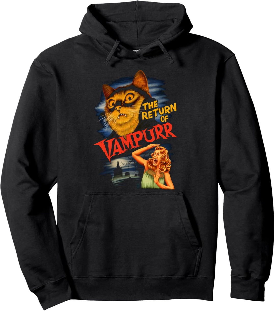 The Return Of Vampurr Lustige Katze Pullover Hoodie