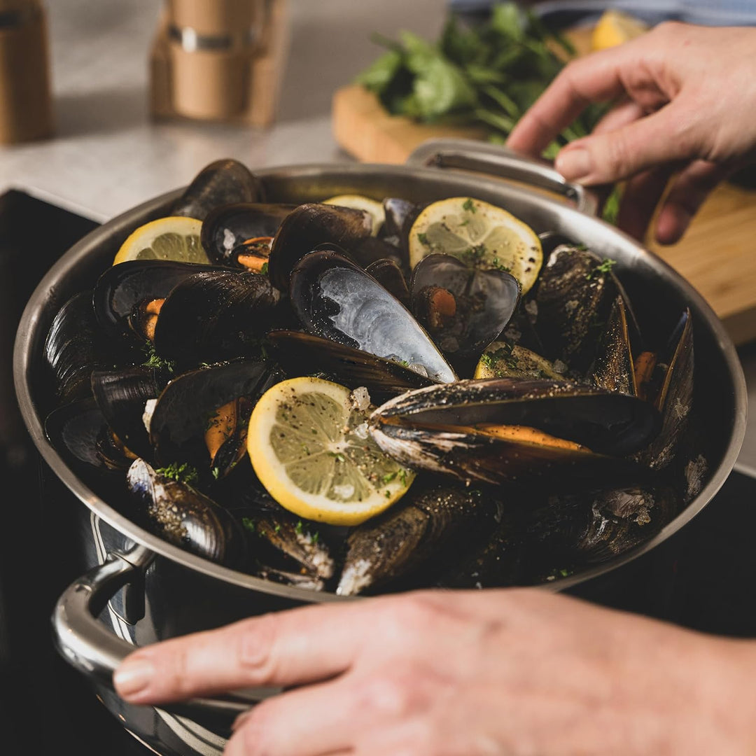 Kela 10175 Flavoria Fleischtopf, 18/8 Stainless Steel, 3.2 liters 3,2 l, 3,2 l