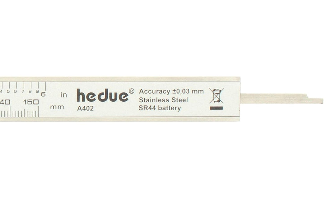 hedue® Digitaler Messschieber 300mm - Schieblehre digital aus Edelstahl, Messlehre in mm/Inch Edelst