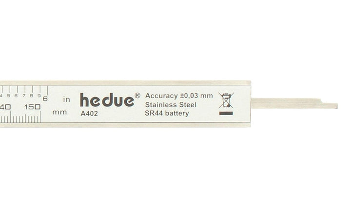 hedue® Digitaler Messschieber 300mm - Schieblehre digital aus Edelstahl, Messlehre in mm/Inch Edelst