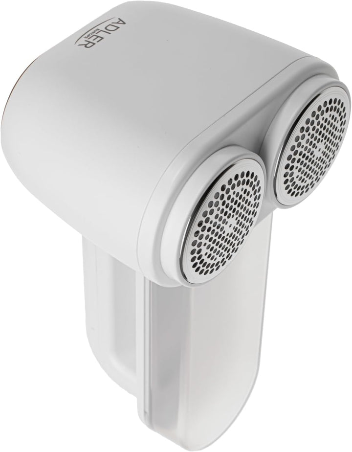 Adler Double Fusselentferner, 3 Geschwindigkeiten, LCD-Display, weiss