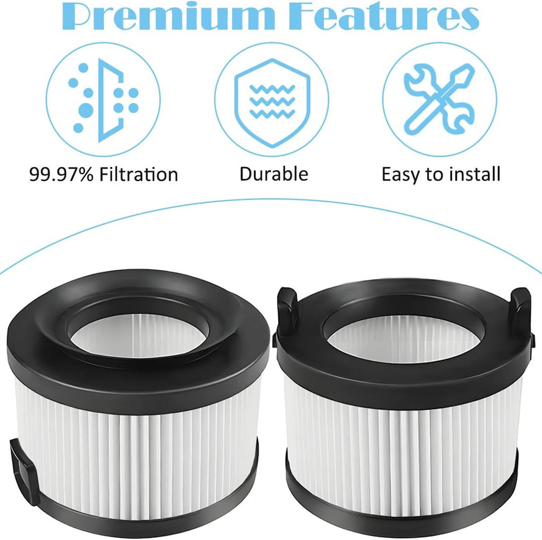 HEPA-Filter Ersatzteile für Levoit VortexIQ 40-RF/VortexIQ 40 Flex/LSV-VF401P-AEU Akku-Staubsauger 2