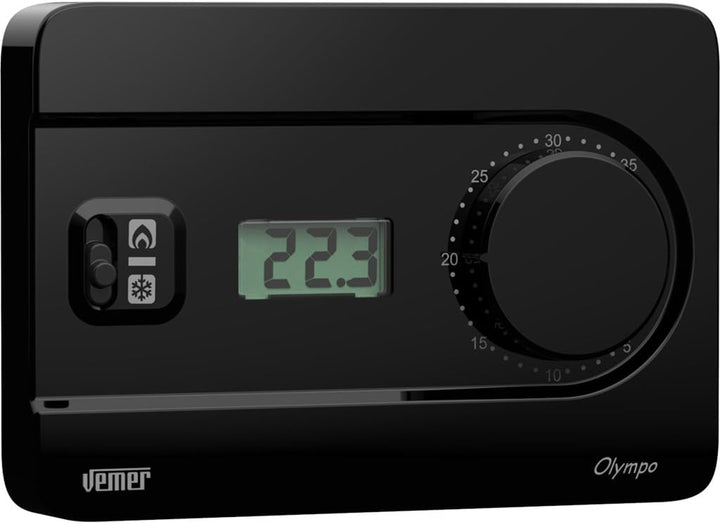 Vemer ve757800 Thermostat, schwarz, Schwarz