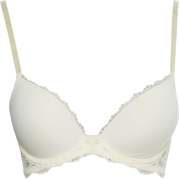 Calvin Klein Damen Push-Up BH Lift Demi mit Bügel 0C34 Weiss (Ivory), 0C34 Weiß (Ivory)