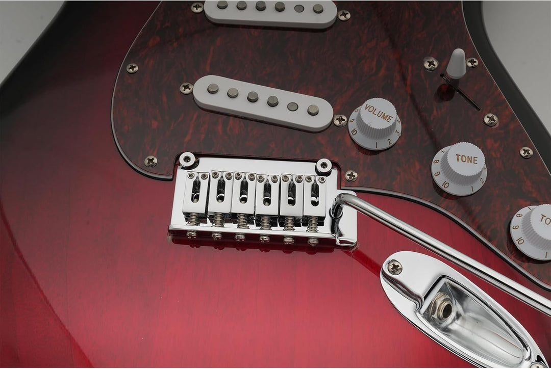 Musiclily Pro 52,5mm 2-Punkt-Stil Gitarren Tremolo Steg Brücke Kurzer Block für Squier Strat, Chrom