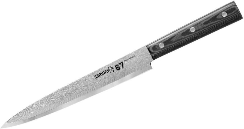 SAMURA Damascus Tranchiermesser, 67 Lagen Damaststahl SD 67-0045M, 19,5 cm