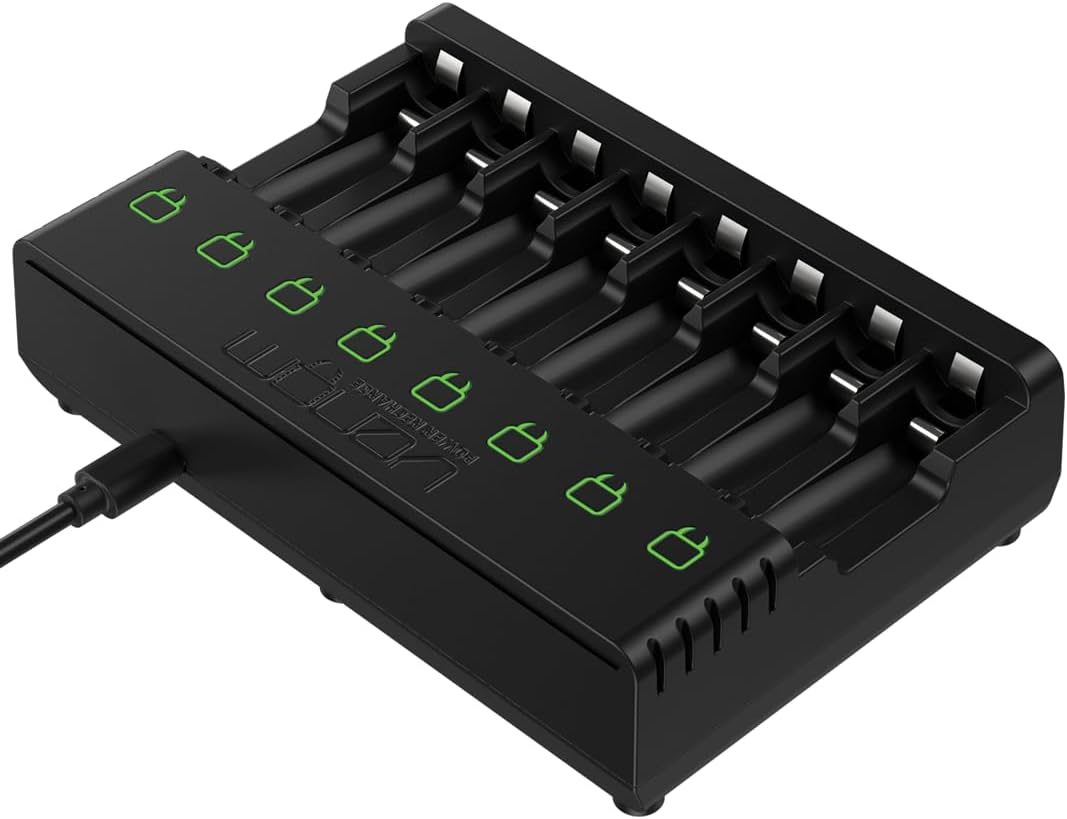 Venom Ladestation mit wiederaufladbarem Akku Plus 16 x AAA 800 mAh Batterien Dock plus 16 x AAA, Doc