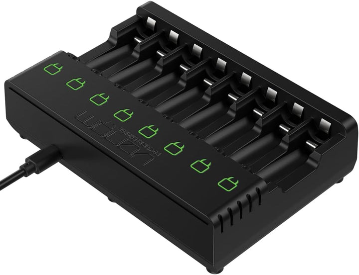 Venom Ladestation mit wiederaufladbarem Akku Plus 16 x AAA 800 mAh Batterien Dock plus 16 x AAA, Doc