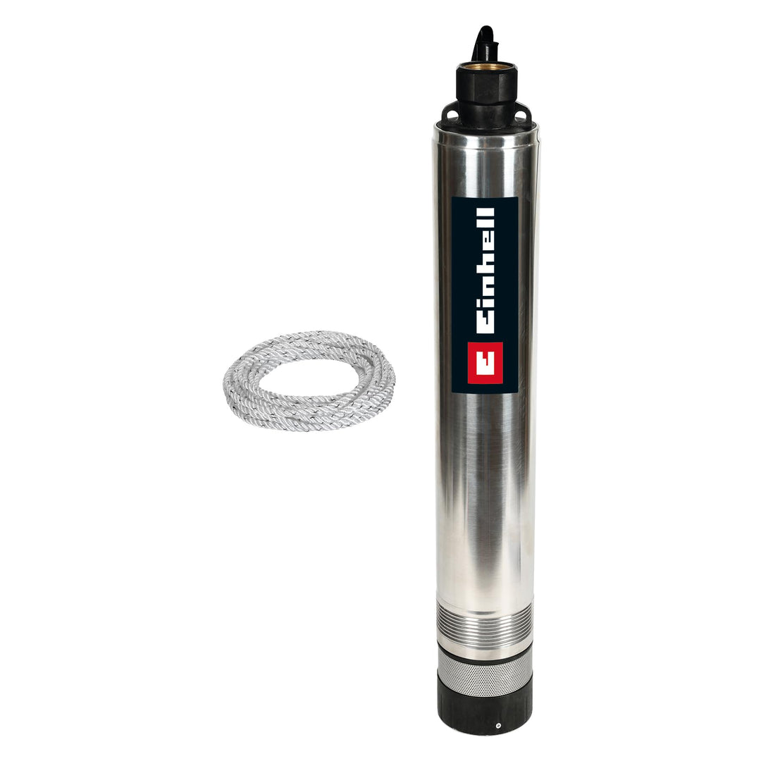 Einhell Tiefbrunnenpumpe GC-DW 1045 N (1000 W, 6500 L/h, 45 m Förderhöhe, 99 mm Pumpendurchmesser, D