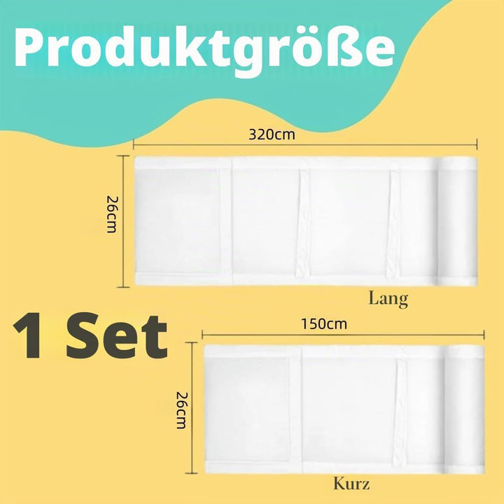 Bettumrandung Babybett,Bettumrandung Nestchen,Verstellbarer Baby Netzbettgitter,Babybett LeitplankeK