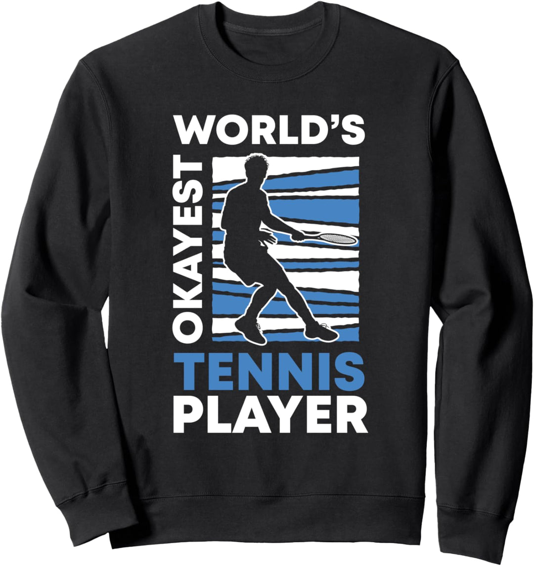 tennisschläger tennisball tennisplatz tennis-coach Sweatshirt