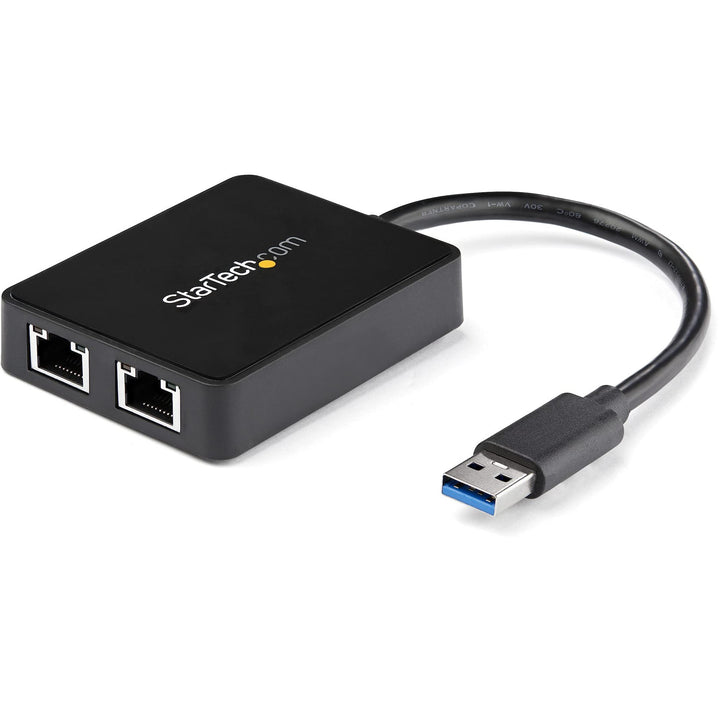 StarTech.com USB 3.0 auf Dual Gigabit Ethernet Adapter - USB 3.0 2x 10/100/1000Mbit/s Netzwerk Adapt