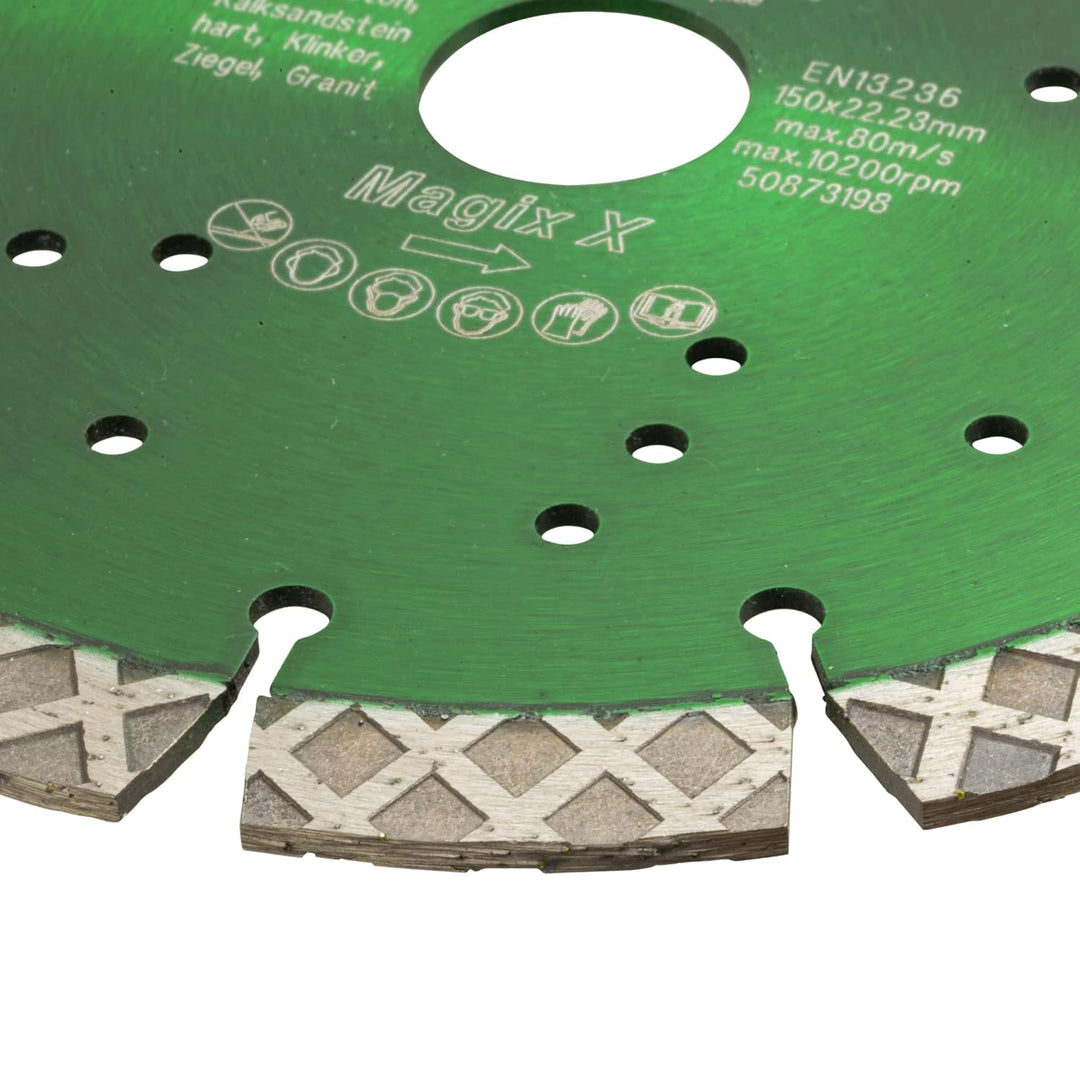 Eibenstock Mauerschlitzfräse EMF 150.1 inklusive 2x Diamant Trennscheiben & MDW Diamant Trennscheibe
