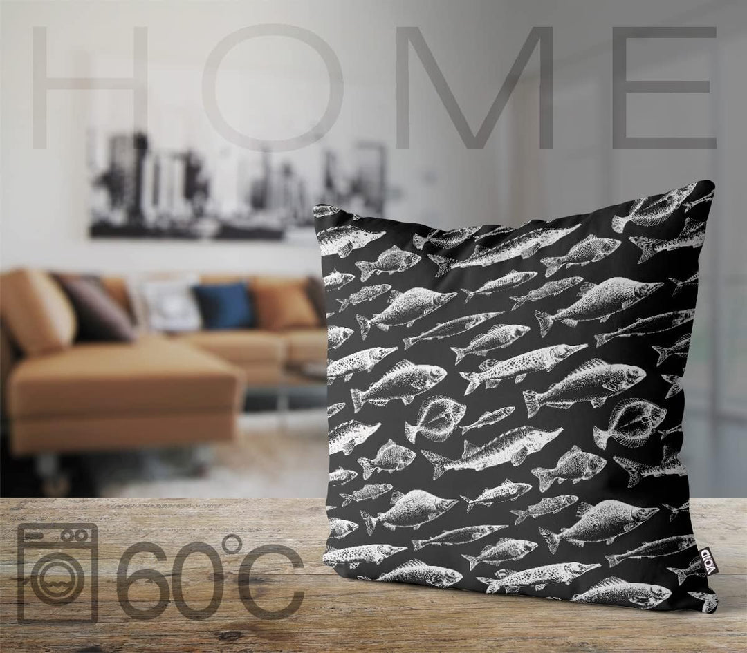 VOID Fische der See Kissenbezug Kissenhülle Sofakissen Kissen Deko Outdoor-Kissen Dekokissen, Kissen