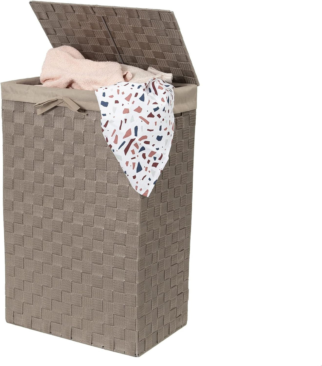 Compactor Wäschekorb Taupe 25 x 38 x H.60 cm, Taupe