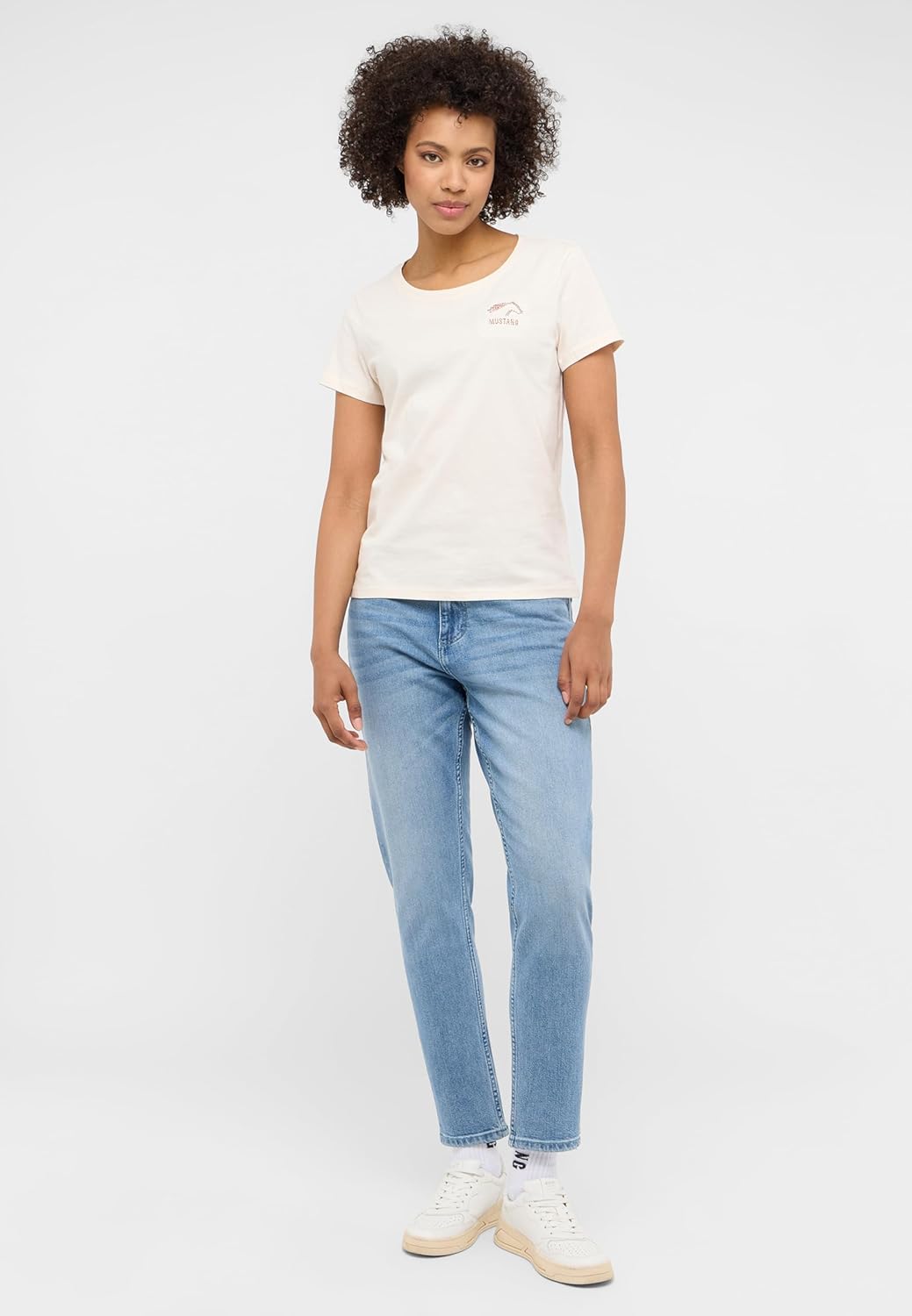 MUSTANG Damen Jeans Hose Crosby 25W / 32L Mittelblau 682, 25W / 32L Mittelblau 682