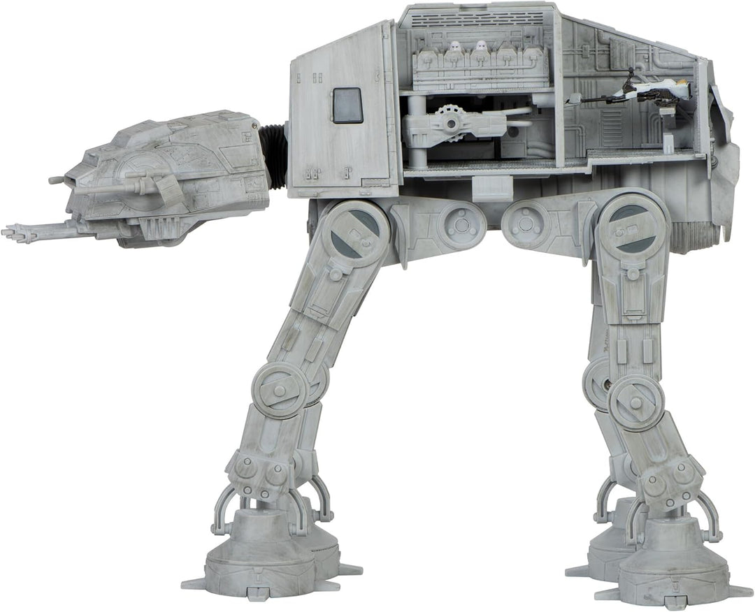 Star Wars Micro Galaxy Squadron SWJ0170 - at-at, offizielles 25cm Fahrzeug mit Licht, Sound und Figu