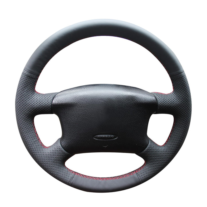 MEWANT Lenkradbezug für Passat B5 Golf 4 für Sharan für Bora T4 T5 für Seat Alhambra DIY Hand Nähen