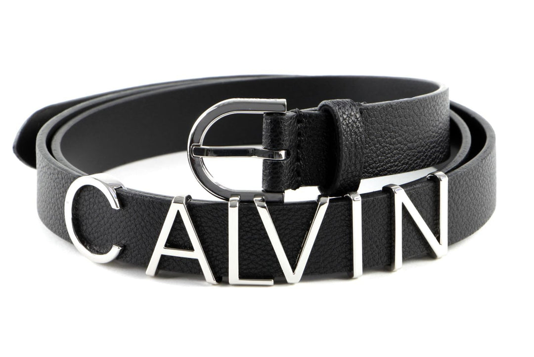 Calvin Klein Round Buckle Belt W95 Black