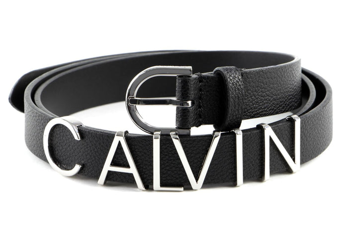 Calvin Klein Round Buckle Belt W80 Black