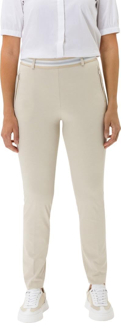 Raphaela by Brax Damen Lillyth Cool Summer Jersey Hose 29W / 32L Ecru, 29W / 32L Ecru