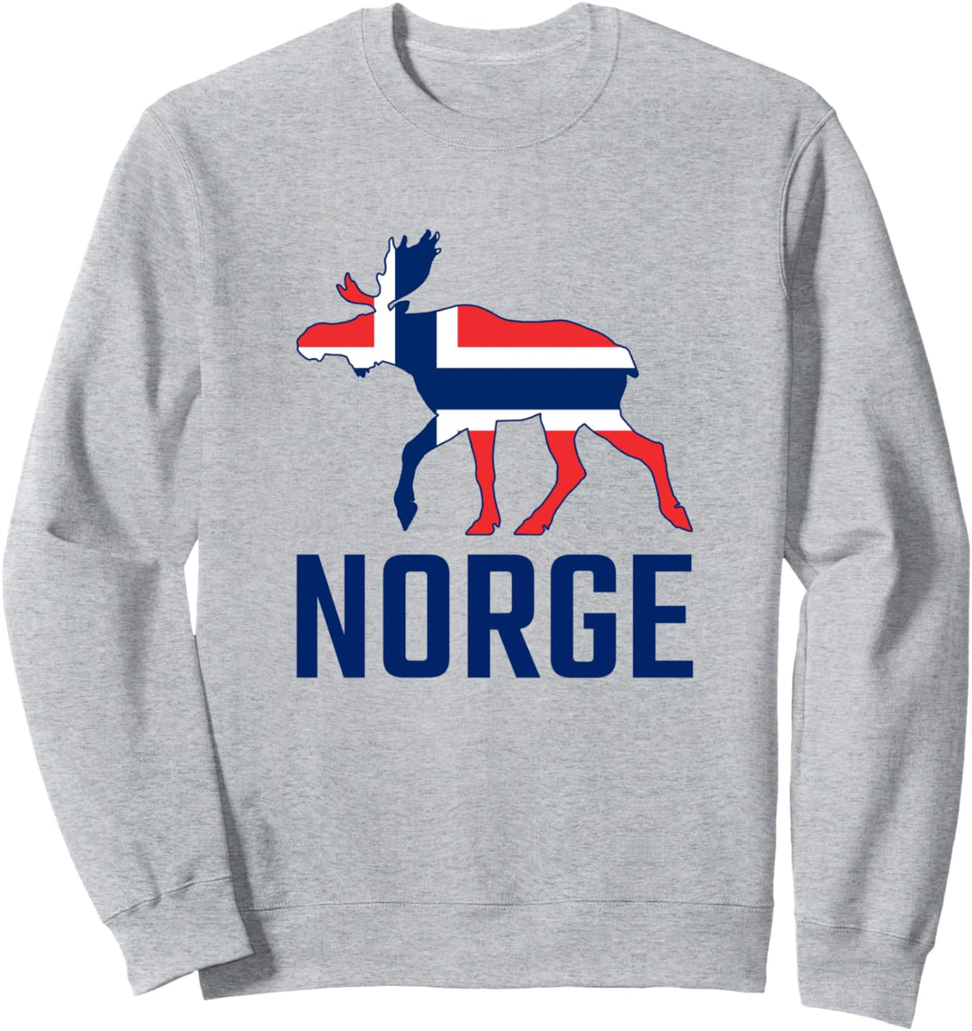 Norge Elch Norwegen Flagge Sweatshirt