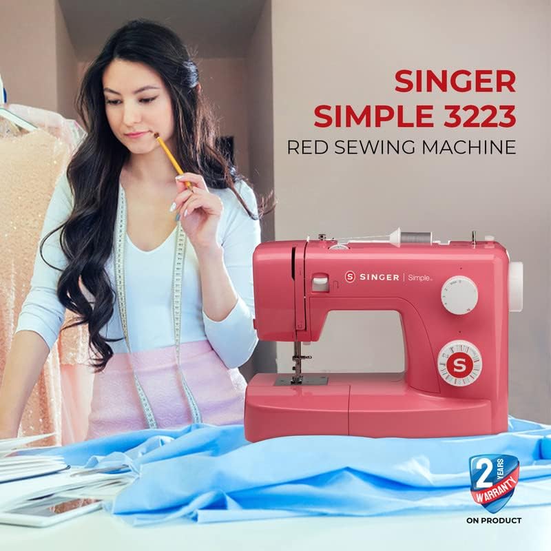 Singer 230128140 Nähmaschine, Kunststoff, Weiss, 45 x 22 x 35 cm, nähmaschine