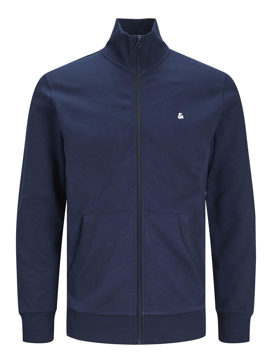 JACK & JONES Male Sweatshirt mit Reissverschluss Logo Sweatshirt mit Reissverschluss 6XL Dunkelblau,