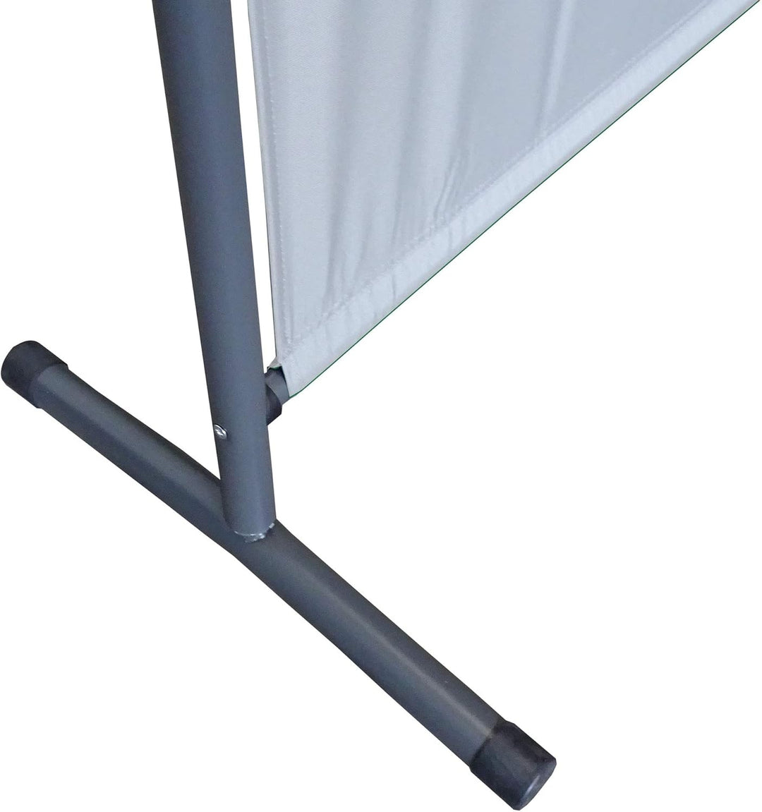 QUICK STAR Paravent 180 x 78 cm Stoff Raumteiler Klein Garten Stellwand Trennwand Balkon Sichtschutz