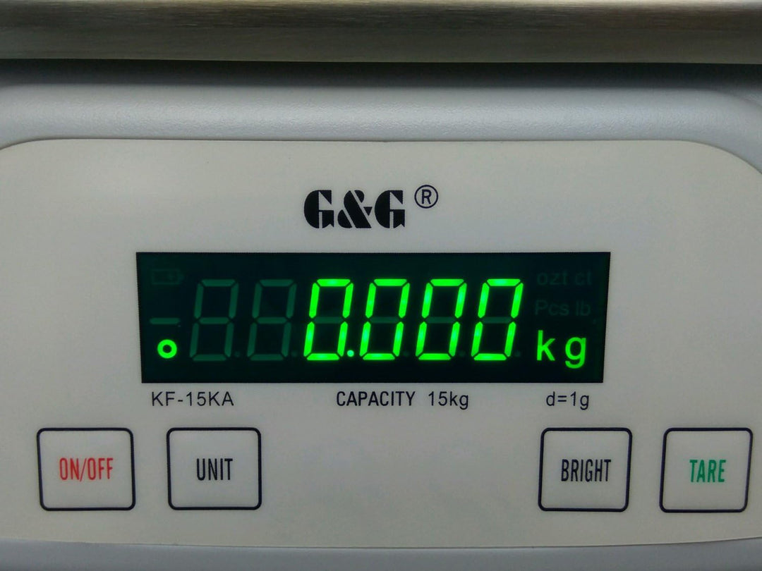 G&amp;G KF25KA 25kg-1g Briefwaage Feinwaage Tischwaage Präzisionswaage (KF-25KA) KF25-KA: Bis 25kg in 1g