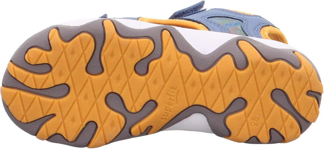 Superfit Jungen Mike 3.0 Sandale 25 EU Blau Orange 8010, 25 EU Blau Orange 8010