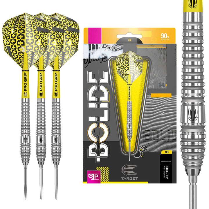 Target Darts Bolide Swiss Point Steeldarts-Set Dartpfeile 22G Barrel 03, 22G Barrel 03