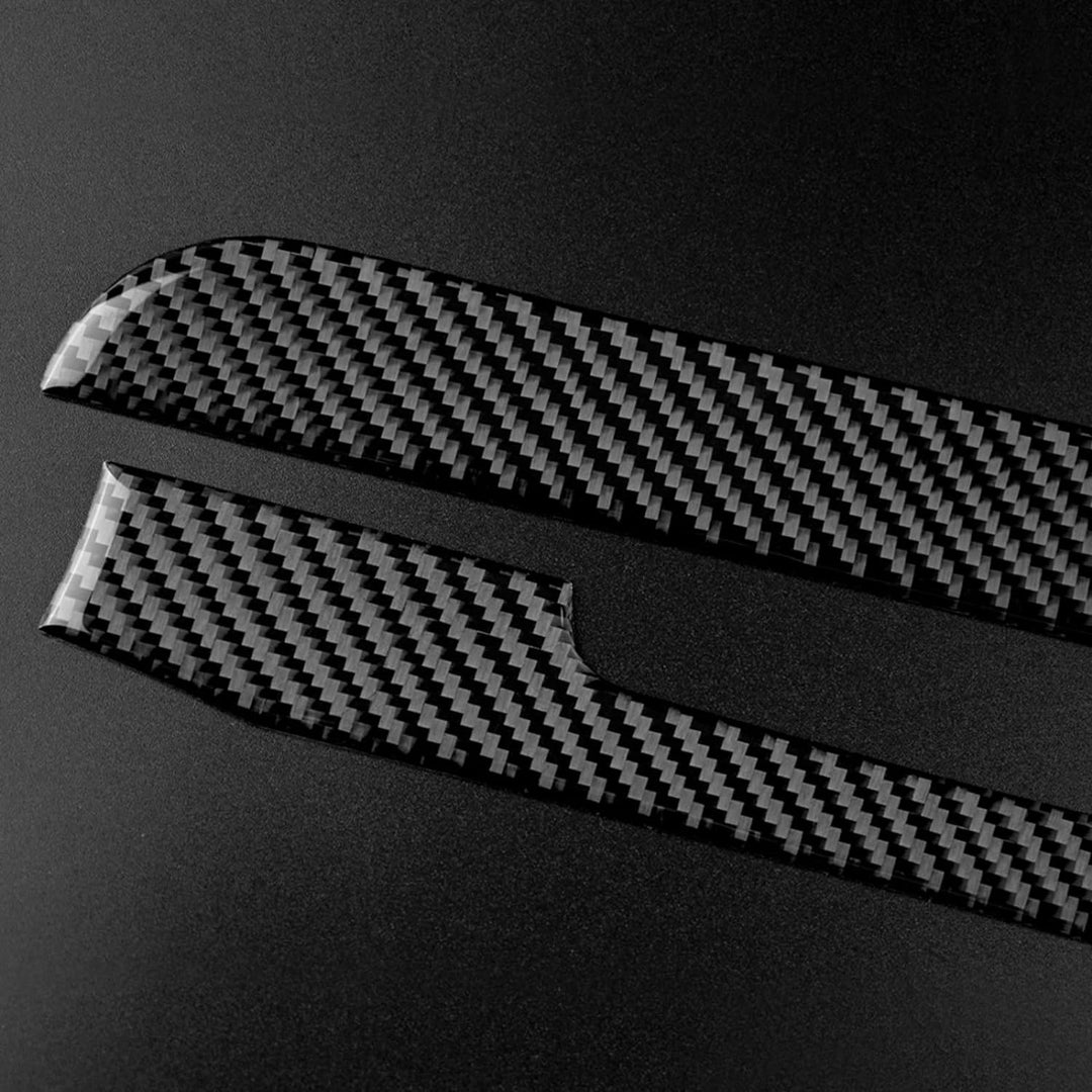 KUNGKIC Kohlefaser Armaturenbrett Zierleiste Auto Mittelkonsolenstreifen für Volkswagen VW Golf 6 GT