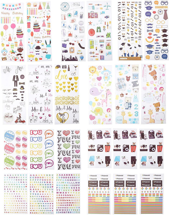 Zink Zubehör-Set für sofortiges Drucken mit Fotoalbum, Etui, Aufklebern, Markern